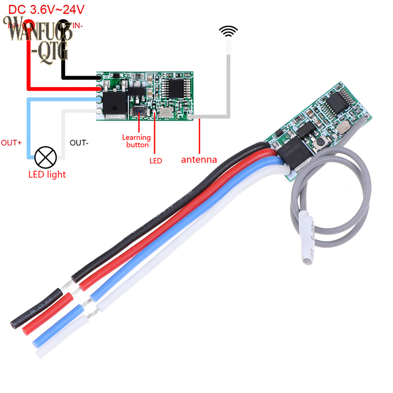 433Mhz Receiver Module - Penjualan Terlaris: Penerima Relai RF 433MHz