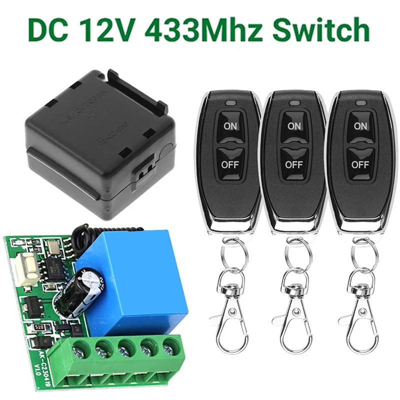 433Mhz Receiver Module - DC 12V, Remote Kontrol Nirkabel RF