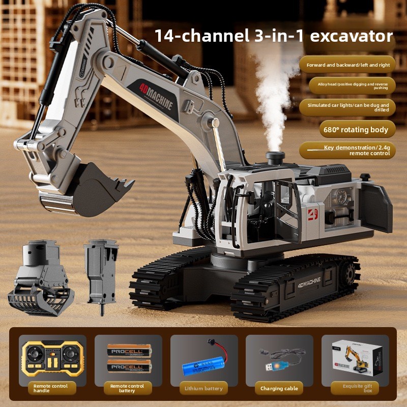 14CH, Alat Berat RC 3-in-1, Ke - Home Automation Tutorial ulasan dan harga