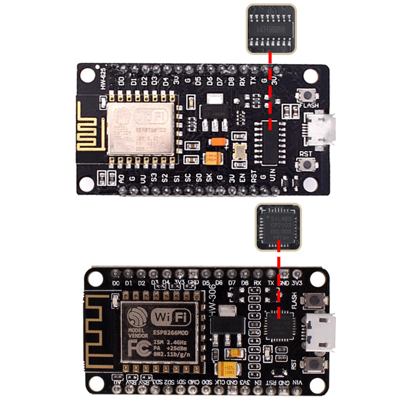 Modul Nirkabel CH340/CP2102/CH - Esp8266 Nodemcu Board ulasan dan harga